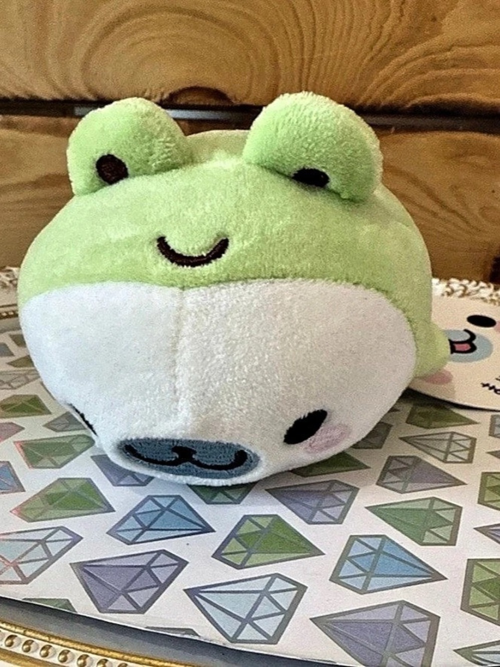 San-X Mamegoma Green Plush NWT
